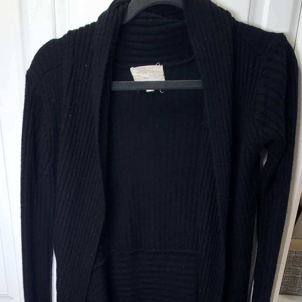 Black cardigan
